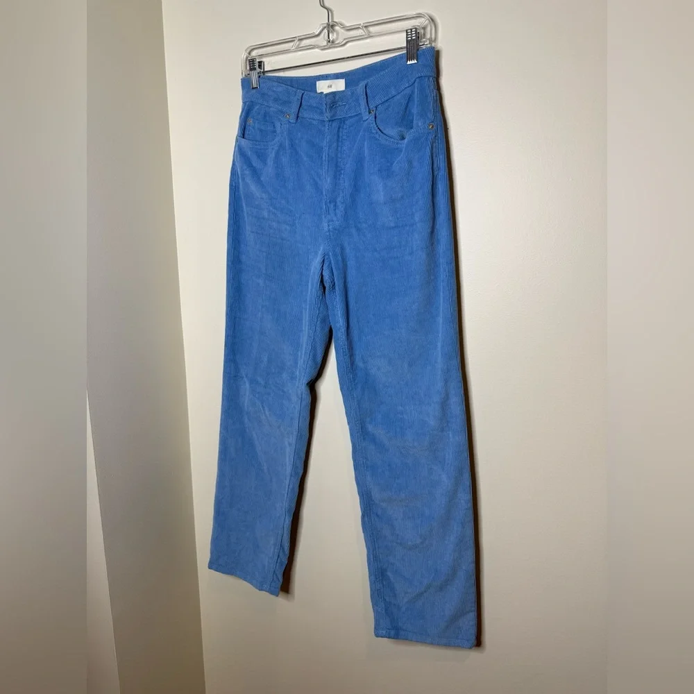 🖤H&M Blue Corduroy Pants - Picture 3 of 7